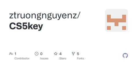 CS5key/keys.md at master · ztruongnguyenz/CS5key · GitHub.